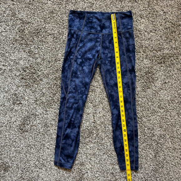 Athleta Powervita Salutation Tight in Tie Dye Blue - Picture 11 of 14